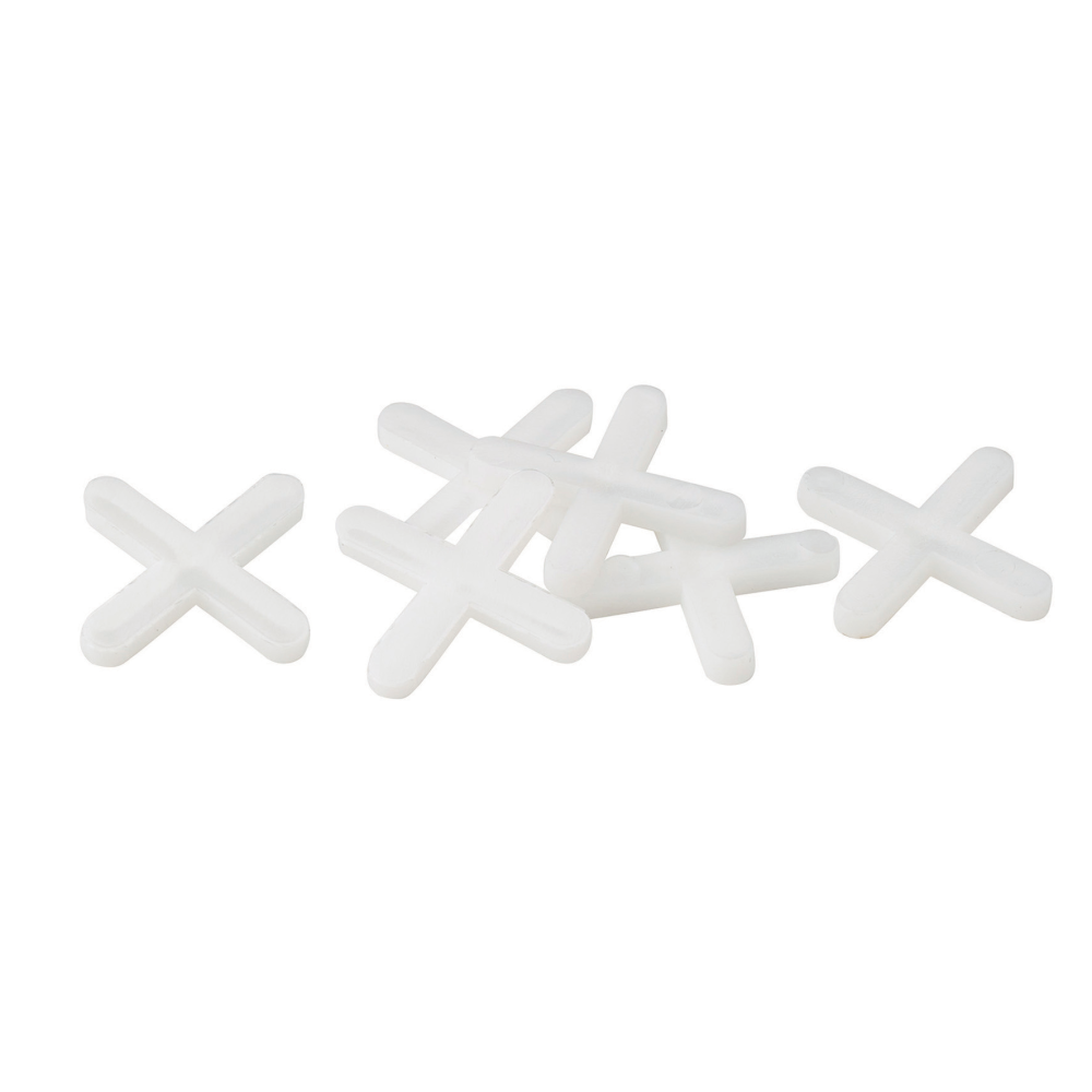OX Trade Cross Shaped Tile Spacers (250 pcs) - 2mm