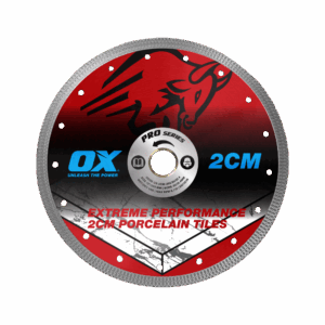 OX Pro 2CM Porcelain Cutting Blade - 230/22.23mm
