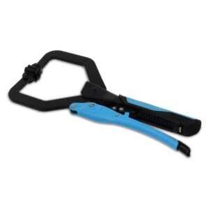 Auto Adjust 7-Inch C Clamp With Swivel Pad - Gripped