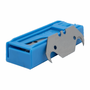 OX Pro Heavy Duty Hooked Knife Blades & Dispenser (10 Pack)