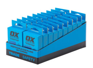 OX Disposable Ear Plugs – Un Corded – Box of 5 Pairs