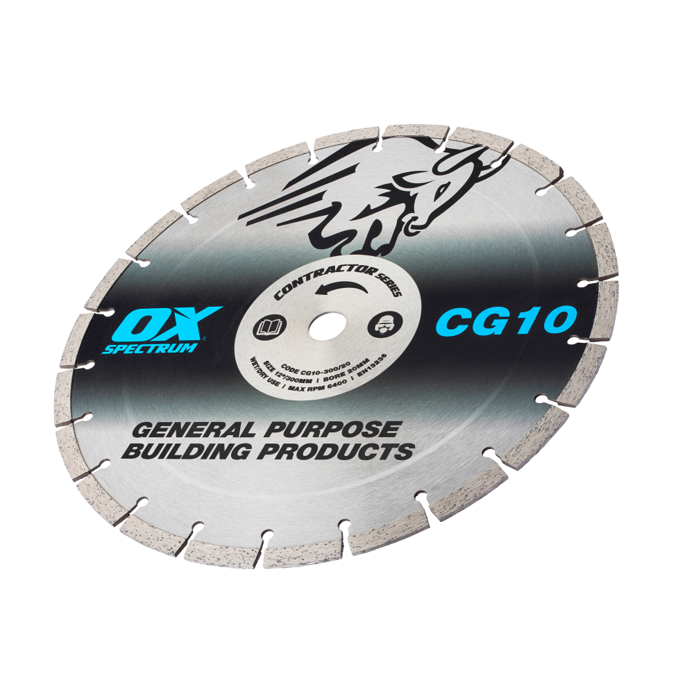 OX Spectrum Contractor Diamond Blade 10mm - General Purpose - 300/20mm
