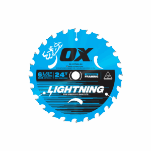 OX Pro Lightning 165mm Circular Saw Blade | 24T