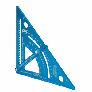 OX Pro Adjustable Aluminium Rafter Square - 180mm