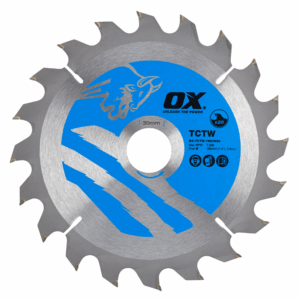 OX Wood Cutting Circular Saw Blade 190/30mm, 20 Teeth ATB