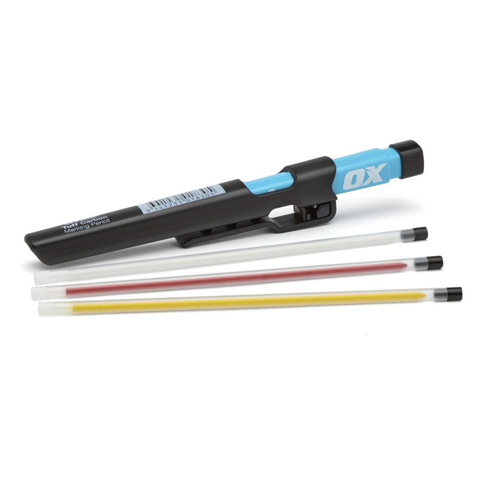 OX Pro Tuff Carbon Pencil Value Pack | Includes Pencil & 3 Leads