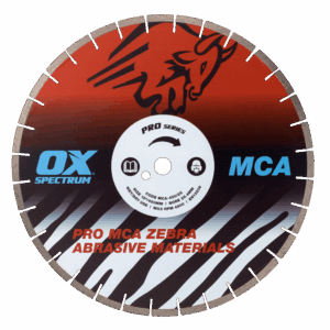 Spectrum Superior Zebra Dia Blade - Abrasive - 450/25.4mm