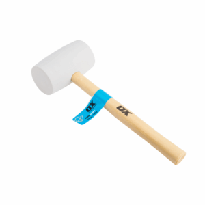 OX Pro White Rubber Mallet - 24oz / 680g