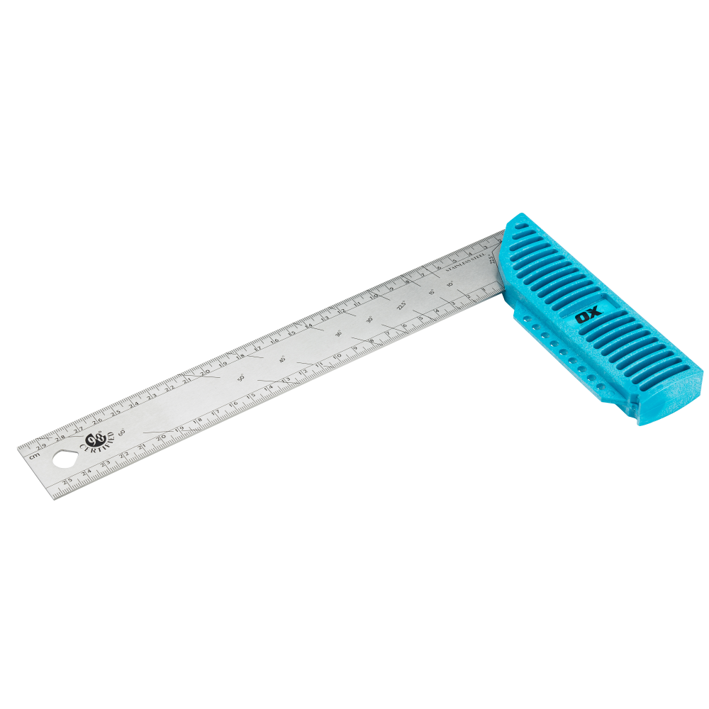 OX Pro Carpenters Square & Angle Finder - 300mm / 12in - OX Tools UK