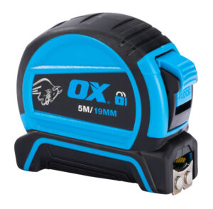 OX Pro Double Locking Tape Measure Metric Only - 5m