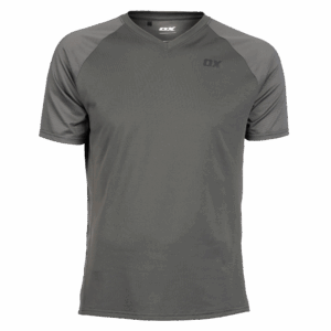 OX Ultra Engineered V Neck T-Shirt Grey - XL