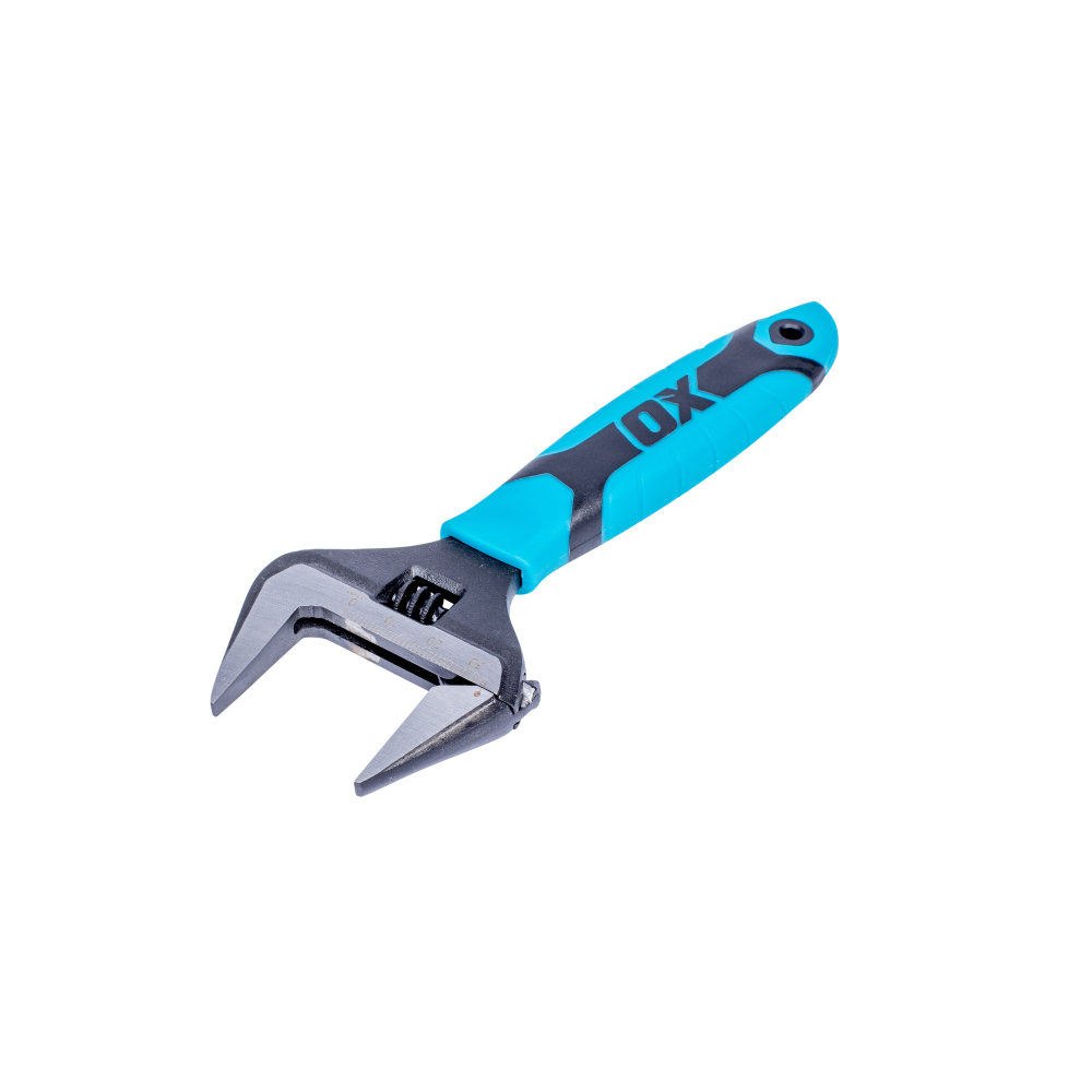 OX Pro Ultra Wide Jaw Adjustable Wrench - 6"/150mm