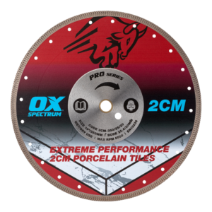 OX Pro 2CM Porcelain Cutting Blade - 350/25.4/20mm
