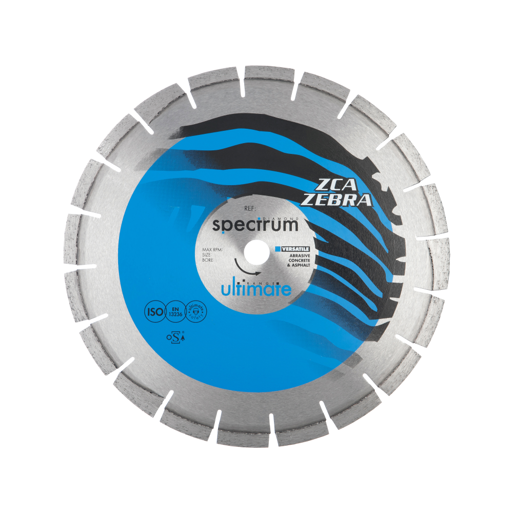 Ultimate Zebra Diamond Blade - Abrasive / Dual - 230/22.23mm
